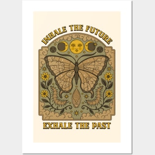 Inhale the Future, Exhale the Past Posters and Art